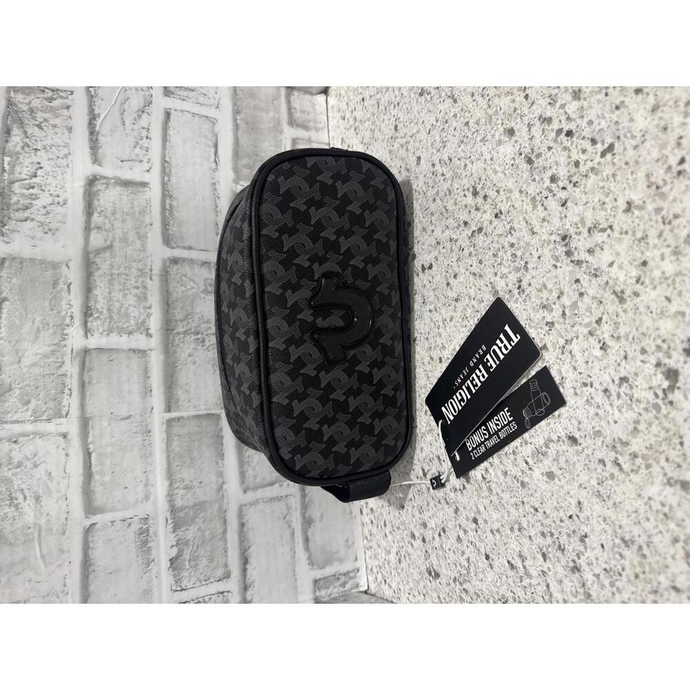 True Religion Men's Travel Bag with Bonus Travel Bottles